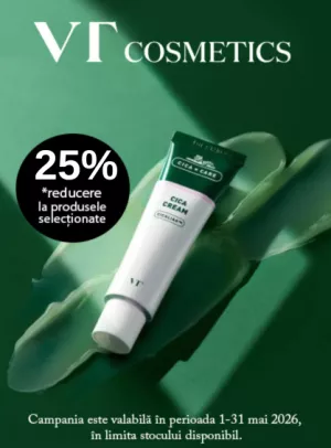 Promotie cu 25% reducere la Vt Cosmetics