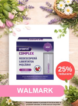Promotie cu 25% reducere la Walmark/Stada