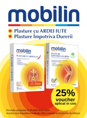 Promotie cu 25% voucher aplicat in cos la Mobilin