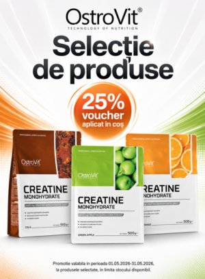 Promotie cu 25% voucher aplicat in cos la Ostrovit