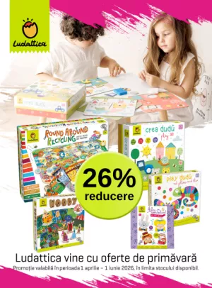 Promotie cu 26% reducere la Ludattica