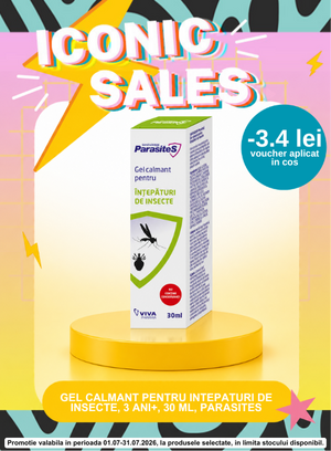Promotie cu 3.4 lei voucher aplicat in cos la Parasites - Iconic Sales