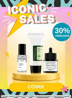 Promotie cu 30% reducere la Cosrx - Iconic Sales