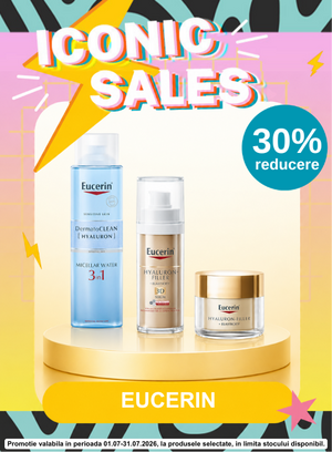 Promotie cu 30% reducere la Eucerin - Iconic Sales