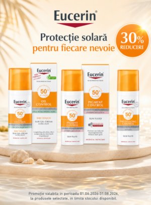Promotie cu 30% reducere la Eucerin Sun