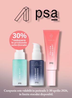 Promotie cu 30% reducere la Psa