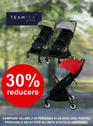 Promotie cu 30% reducere la Team Tex