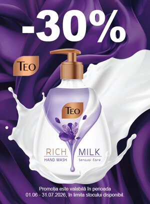 Promotie cu 30% reducere la Teo
