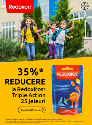 Promotie cu 35% reducere la Redoxitos Triple Action - Back to School