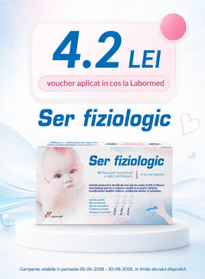 Promotie cu 4.2 lei voucher aplicat in cos la Labormed