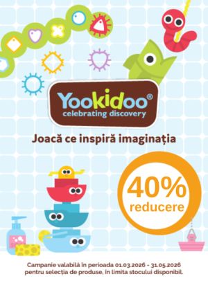 Promotie cu 40% reducere la Yookidoo