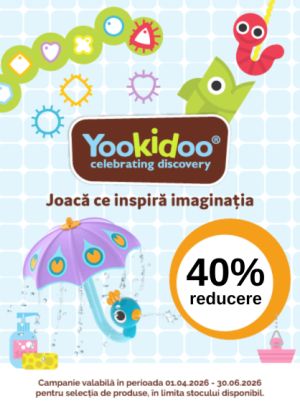 Promotie cu 40% reducere la Yookidoo