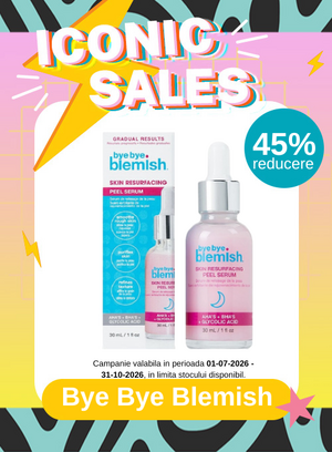 Promotie cu 45% reducere la Bye Bye Blemish - Iconic Sales