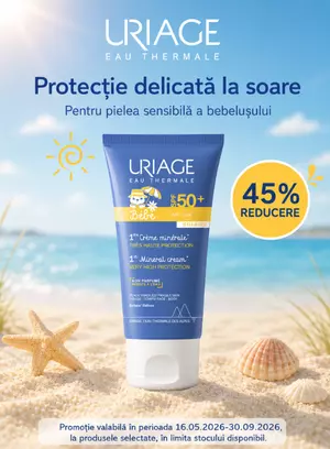 Promotie cu 45% reducere la Uriage 1ere Bebe