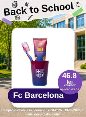 Promotie cu 46.8 lei reducere la FC Barcelona