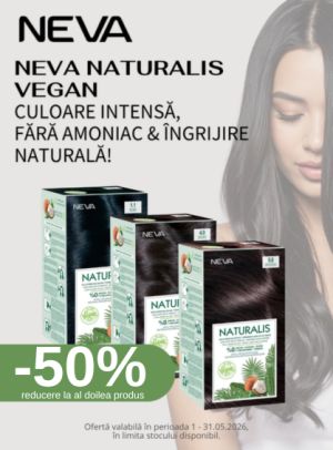 Promotie cu 50% reducere la al doilea produs Neva