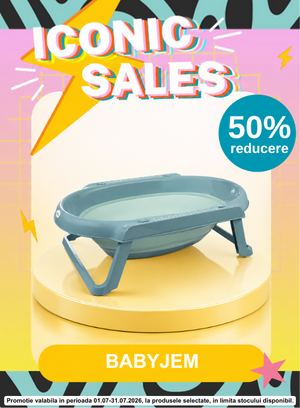 Promotie cu 50% reducere la BabyJem Cadita Pliabila - Iconic Sales