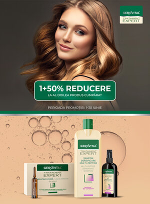 Promotie cu 50% reducere la Gerovital Tratament Expert