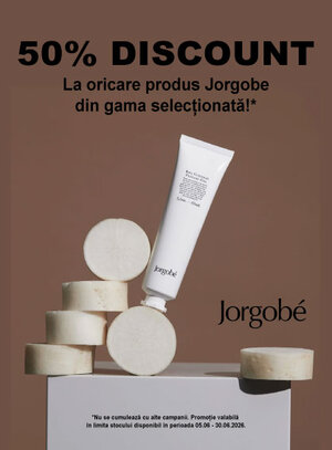 Promotie cu 50% reducere la Jorgobe