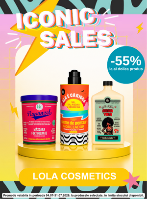 Promotie cu 55% reducere la al doilea produs Lola Cosmetics