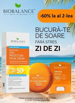 Promotie cu 60% reducere la al doilea produs Bio Balance