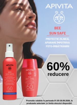 Promotie cu 60% reducere la Apivita Sun