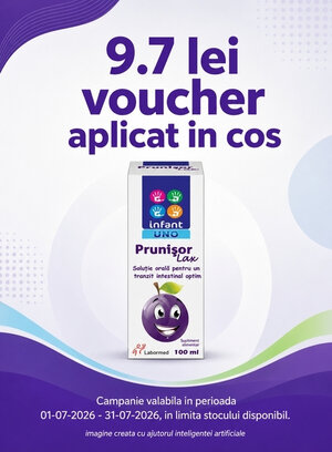 Promotie cu 9.7 lei voucher aplicat in cos la Infant Uno