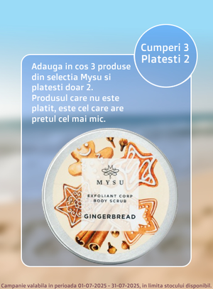 Promotie cu cumperi 3 platesti 2 la Mysu