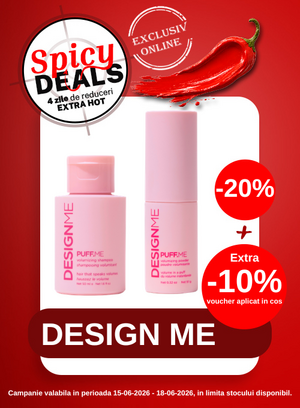 Promotie cu Extra 10% voucher aplicat in cos la Design Me Spicy Deals