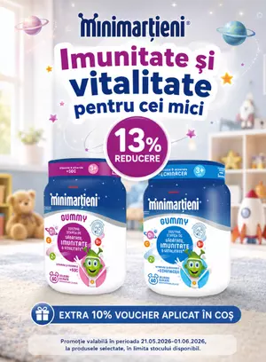 Promotie cu Extra 10% Voucher in cos la Minimartieni