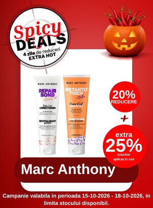 Promotie cu extra 25% voucher aplicat in cos la Marc Anthony