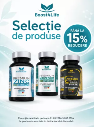 Promotie cu pana la 15% reducere la Boost4Life