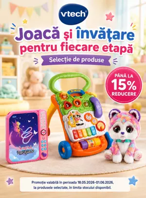 Promotie cu pana la 15% reducere la Vtech - Ziua Copilului