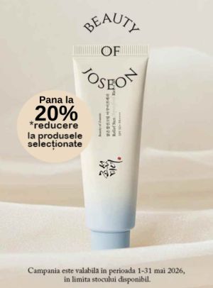 Promotie cu pana la 20% reducere la Beauty Of Joseon