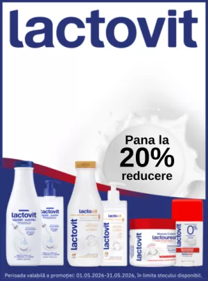 Promotie cu pana la 20% reducere la Lactovit