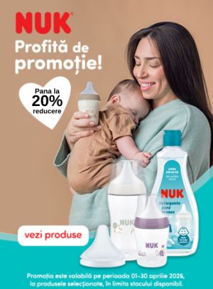 Promotie cu pana la 20% reducere la Nuk