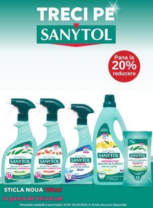 Promotie cu pana la 20% reducere la Sanytol