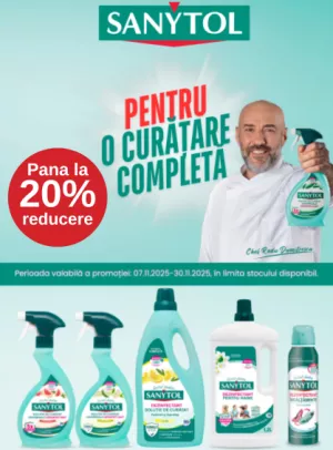 Promotie cu pana la 20% reducere la Sanytol