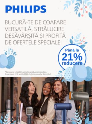 Promotie cu pana la 21% reducere la Philips Beauty