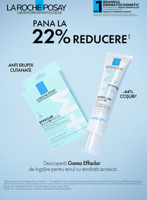 Promotie cu pana la 22% reducere la La Roche-Posay