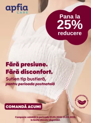 Promotie cu pana la 25% reducere la Apfia Care