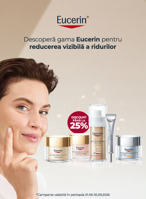 Promotie cu pana la 25% reducere la Eucerin