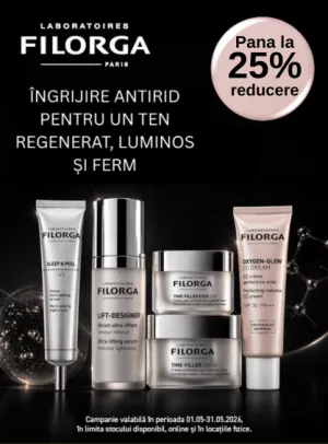 Promotie cu pana la 25% reducere la Filorga