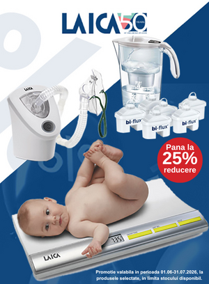 Promotie cu pana la 25% reducere la Laica