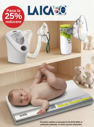 Promotie cu pana la 25% reducere la Laica