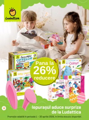 Promotie cu pana la 26% reducere la Ludattica