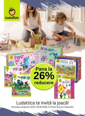 Promotie cu pana la 26% reducere la Ludattica - Ziua Copilului