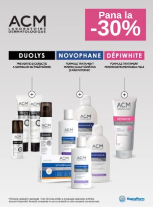 Promotie cu pana la 30% reducere la ACM