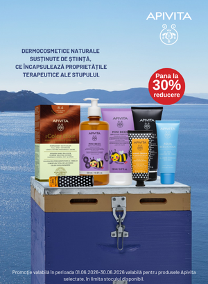 Promotie cu pana la 30% reducere la Apivita
