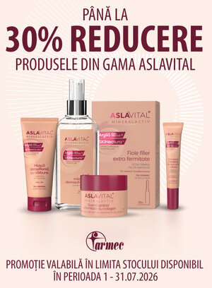 Promotie cu pana la 30% reducere la Aslavital Mineralactiv